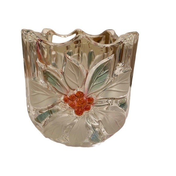 𝅺mikasa Holiday Poinsettia Votive - Picture 3 of 5